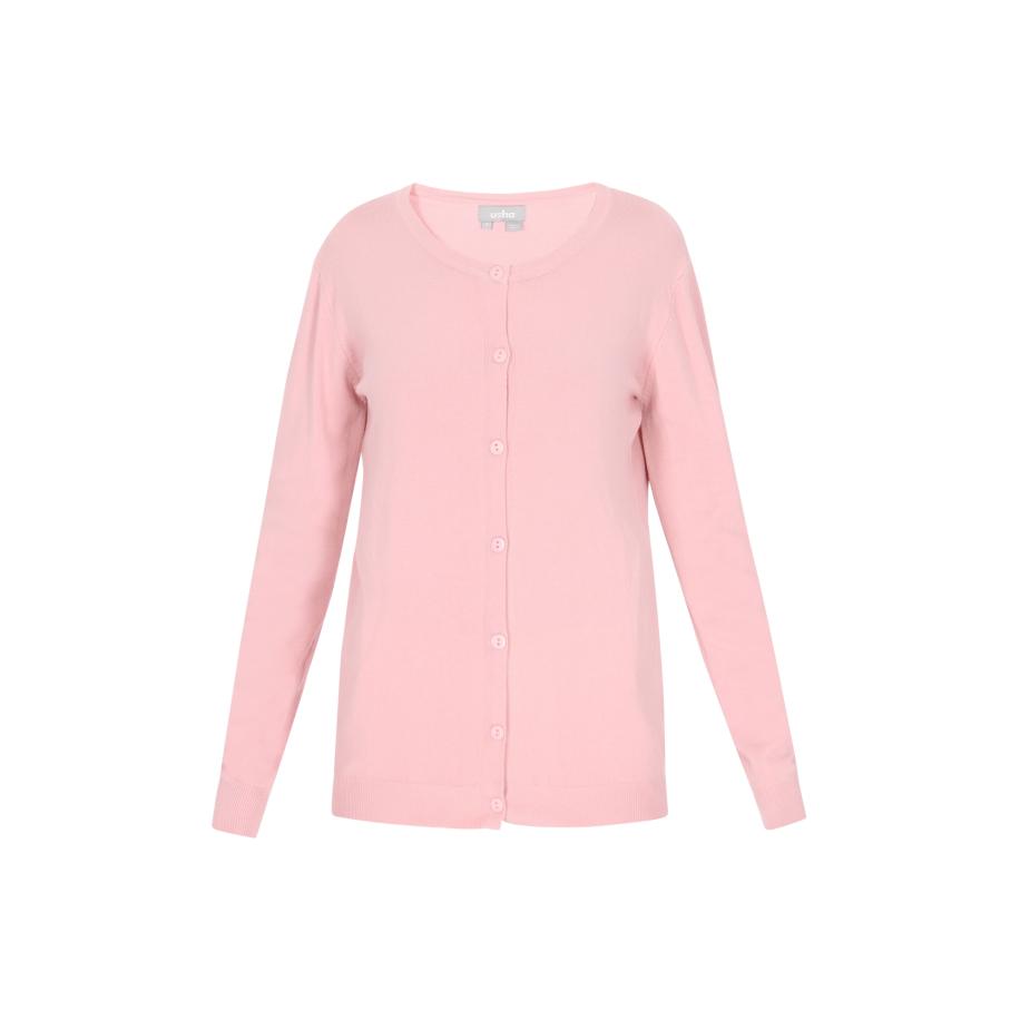 Usha Usha Gebreid vest rosé -