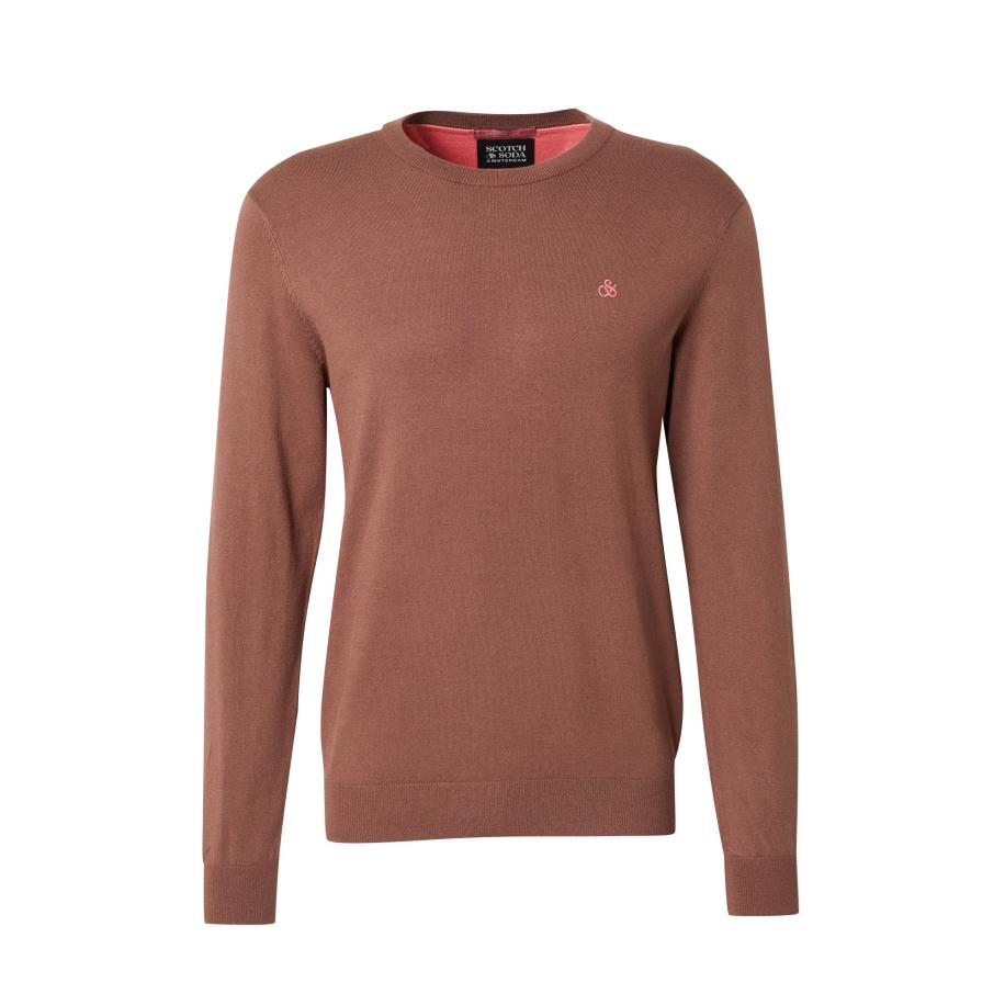 Scotch & Soda SCOTCH & SODA Trui Seasonal Core bruin -
