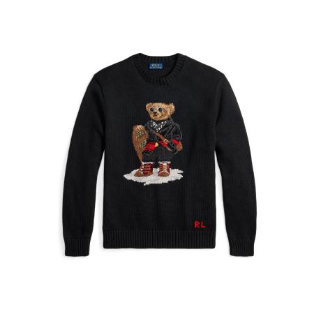 Polo Ralph Lauren Trui brokaat / lichtgrijs / rood / zwart