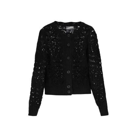 DreiMaster DreiMaster Vintage Gebreid vest zwart