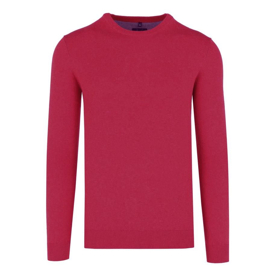 Marvelis Casual Trui ronde hals lak rood, Effen Rood