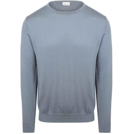 Profuomo Pullover Merinowol Blauw