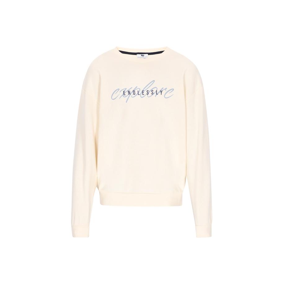 MO MO Sweatshirt Back To School navy / smoky blue / offwhite -
