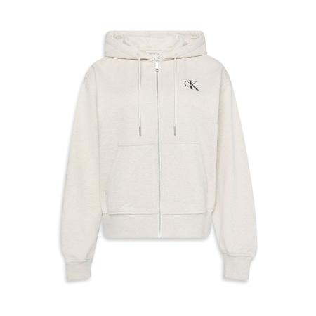 Calvin Klein Calvin Klein Jeans Sweatvest grijs gemêleerd / zwart / wit