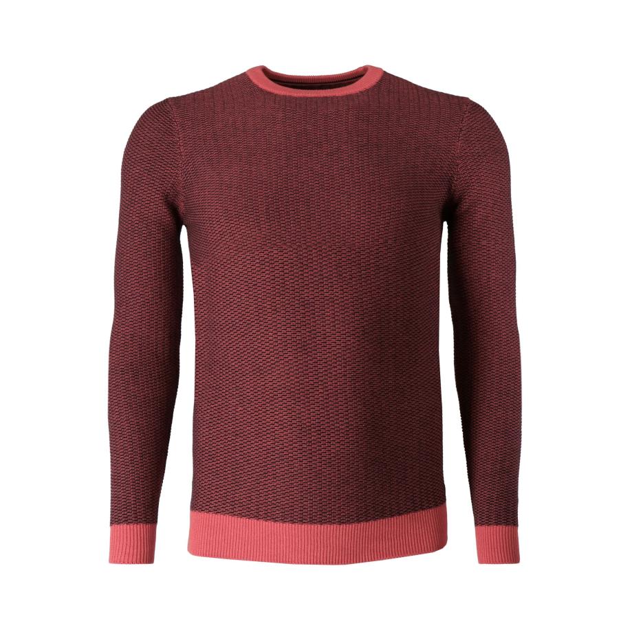 Marvelis Casual Trui ronde hals lak rood, Effen Rood