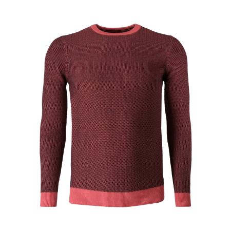 Marvelis Casual Trui ronde hals lak rood, Effen