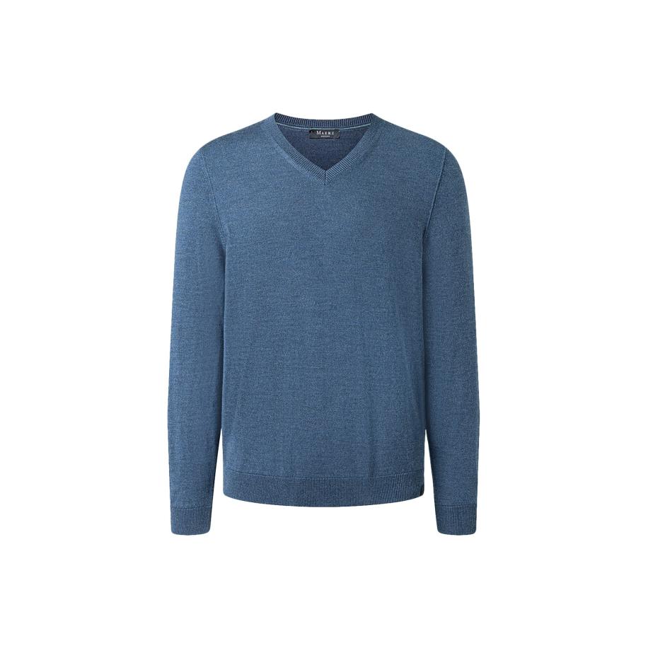 MAERZ Muenchen Trui blauw gemêleerd Blauw
