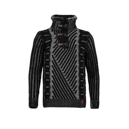 Cipo & Baxx CIPO & BAXX Trui grijs / zwart