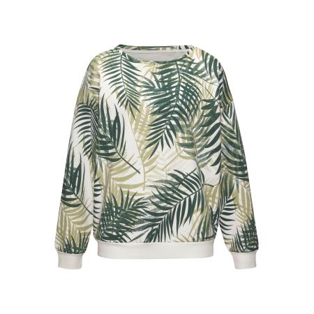 Lascana LASCANA Sweatshirt groen / wit