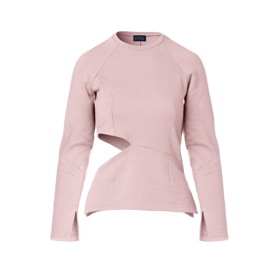KAN KAN Sweatshirt lichtroze -