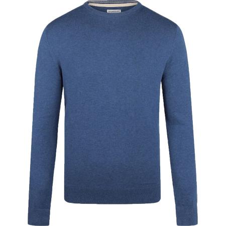 McGregor Trui Wolmix Mid Blauw