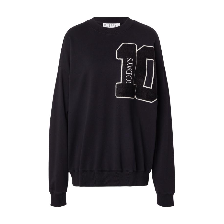 10DAYS 10Days Sweatshirt zwart / wit -