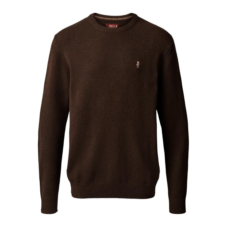 MCS MCS Trui Adrian donkerbruin -