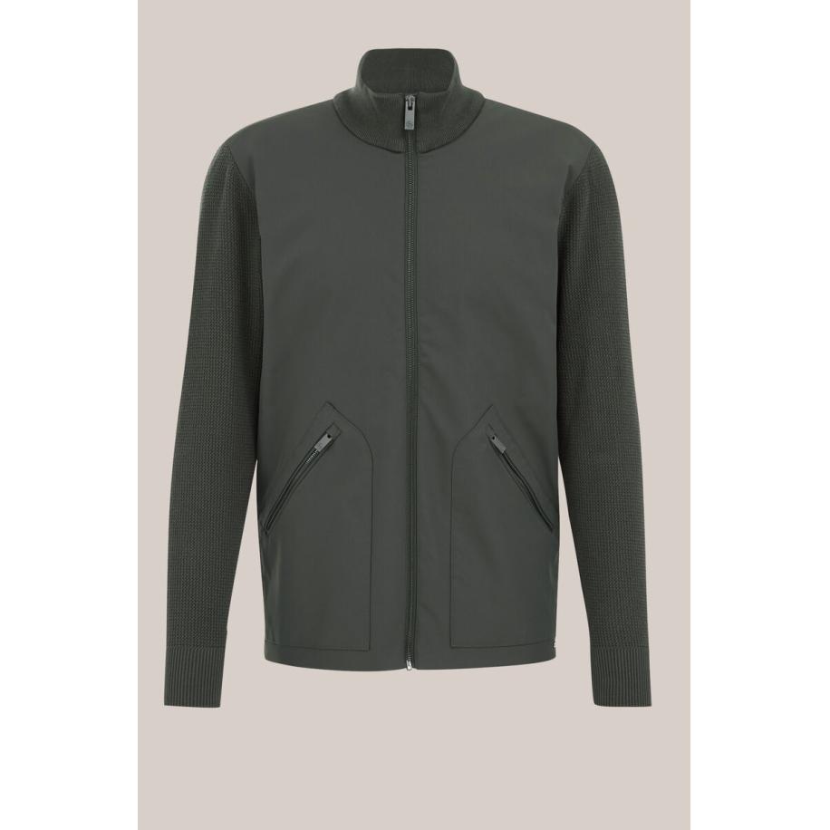 Van Gils heren regular fit jack - Regular fit - Donkergroen - Maat: XS Groen