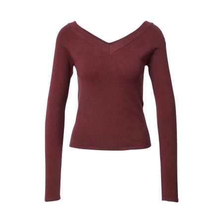 PIECES Trui wijnrood