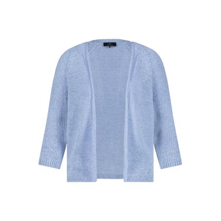 Monari monari Gebreid vest lichtblauw
