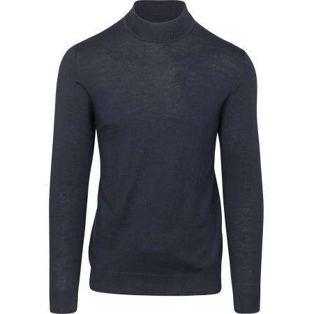 Profuomo Trui donkerblauw, Effen