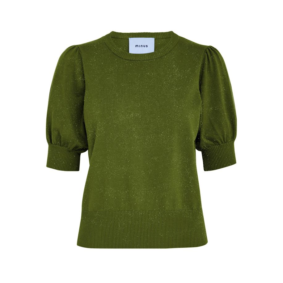 Minus minus Trui Liv olijfgroen -