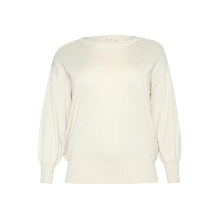 Kaffe KAFFE CURVE Trui KC Regitta wit