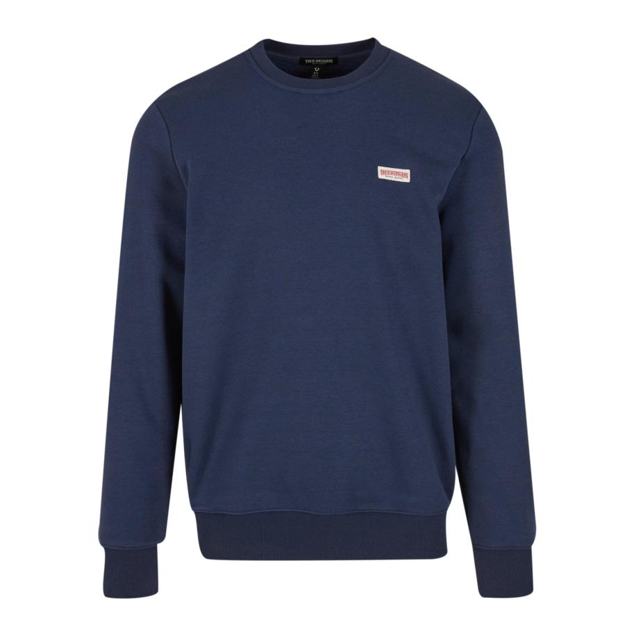 True Religion Sweatshirt beige / navy / rood Blauw