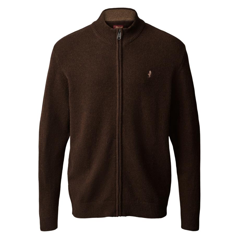 MCS MCS Trui Alfie donkerbruin -