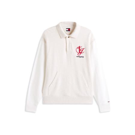 Tommy Jeans Tommy Jeans Sweatshirt beige / rood / zwart