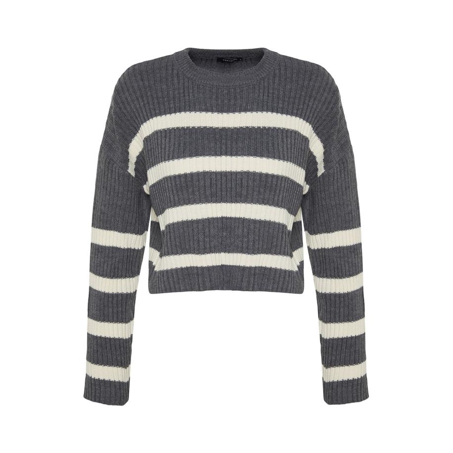 Trendyol Trendyol Trui lichtbeige / antraciet -