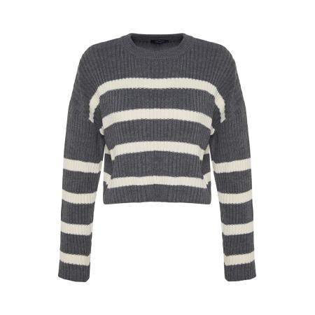 Trendyol Trendyol Trui lichtbeige / antraciet