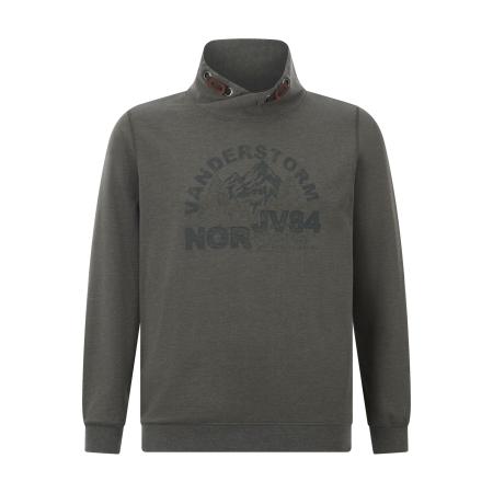 Jan Vanderstorm Sweatshirt Shawl kraagolijf, Bedrukt