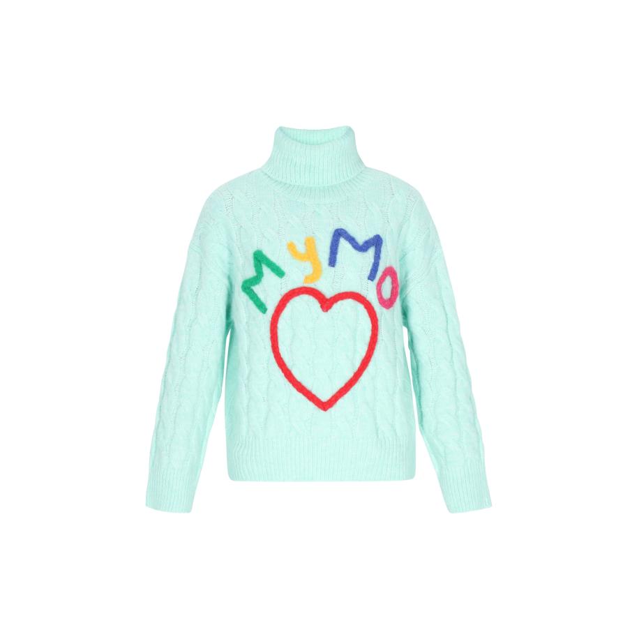 MYMO MYMO Trui blauw / geel / mintgroen / rood -