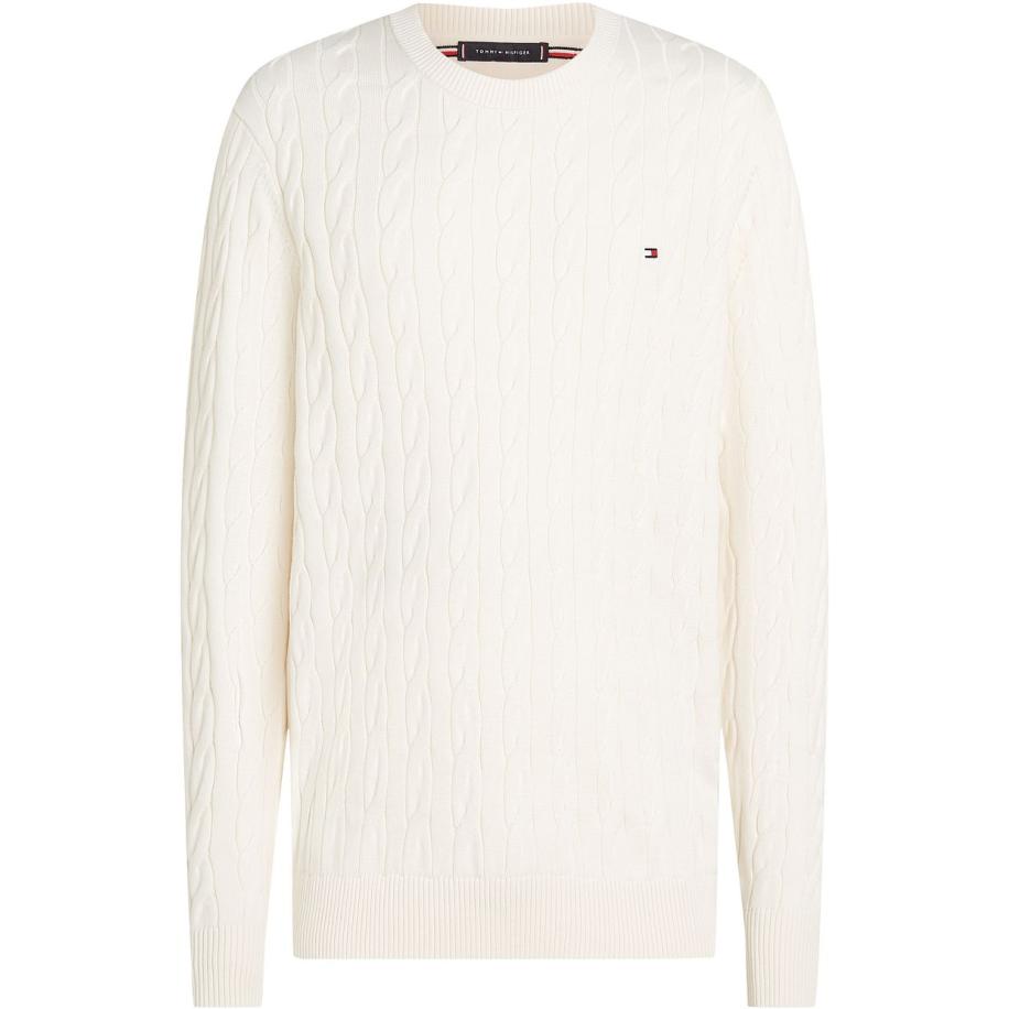 Tommy Hilfiger Pullover Cable Off White Wit