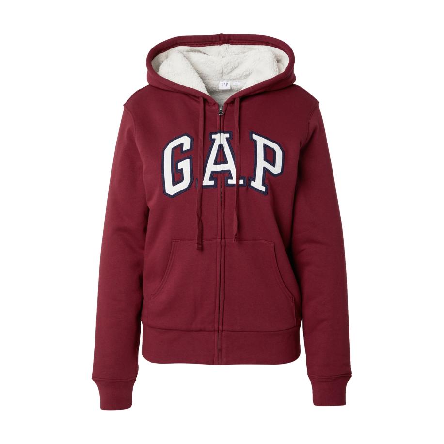 GAP GAP Sweatvest HERITAGE rood / wit -