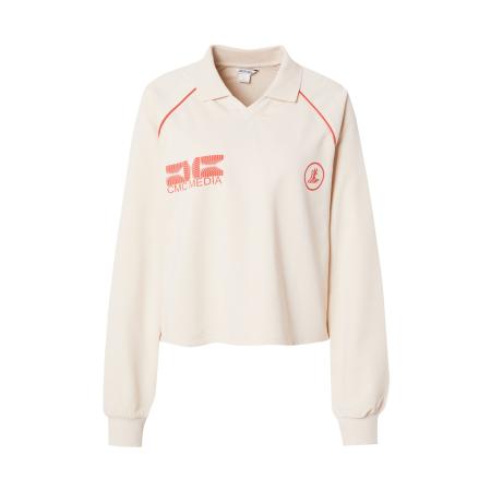 Monki Monki Sweatshirt lichtbeige / oranje