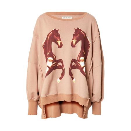 Free People Free People Sweatshirt bruin / lichtbruin / wit