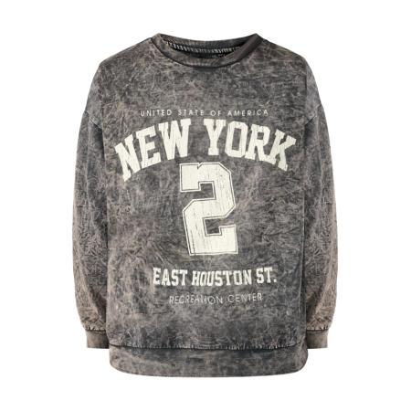 No Matter What No Matter What Sweatshirt antraciet / wit