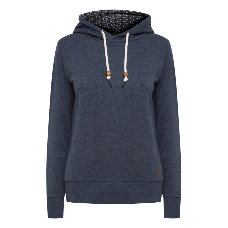 Oxmo Oxmo Sweatshirt ULRIKA donkerblauw / bruin -