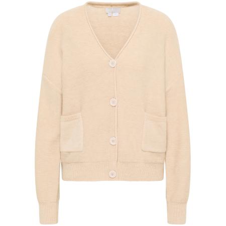 RISA RISA Gebreid vest Teylon beige