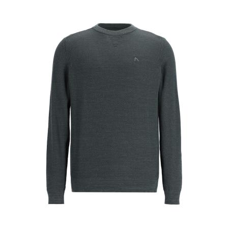 Chasin' CHASIN Trui Basal Mixed donkergroen