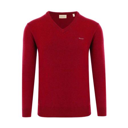 GANT Trui V-halsrood, Effen