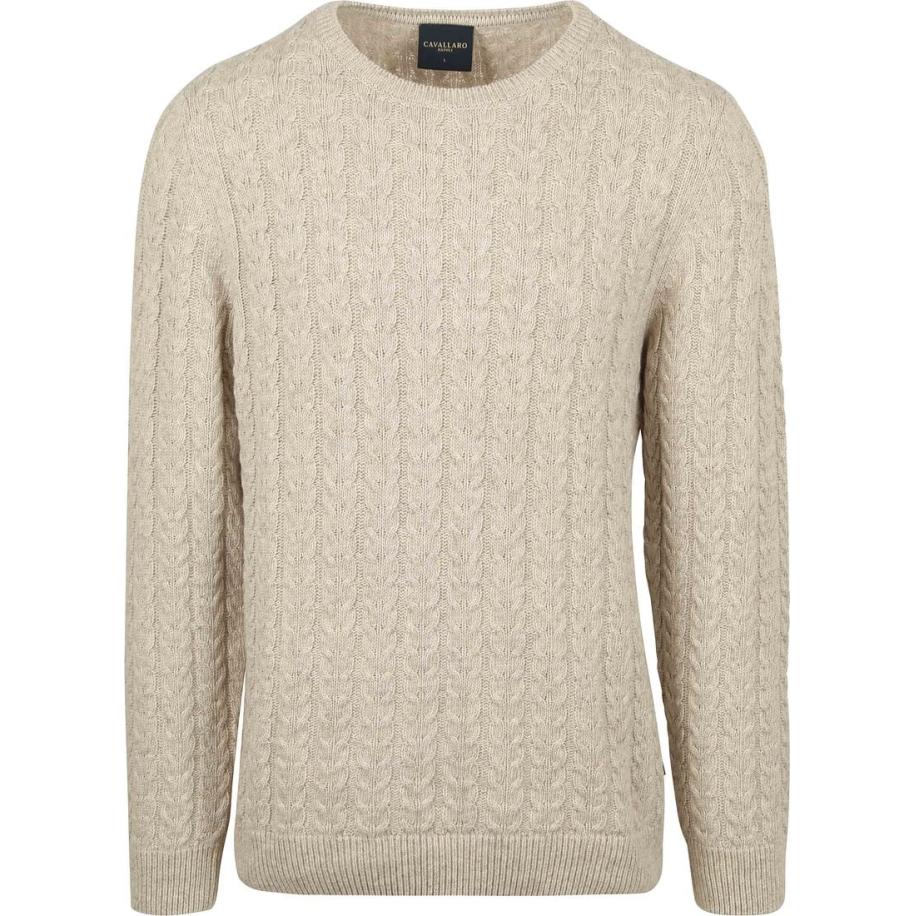 Cavallaro Pullover Orvieto Crewneck Kit Bruin