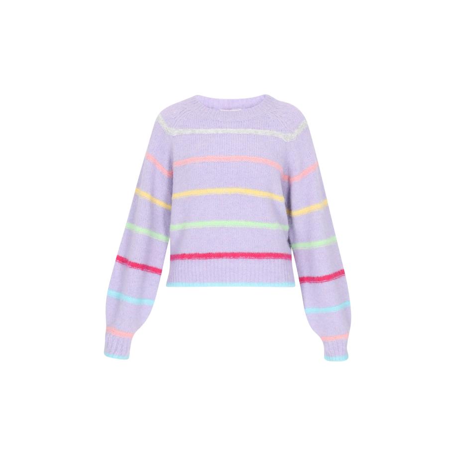 MYMO MYMO Trui citroen / mintgroen / lavendel / rosa / magenta -