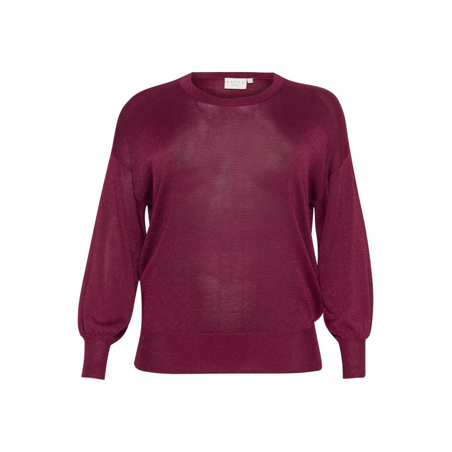 KAFFE CURVE Trui KC Ankia bourgogne Rood
