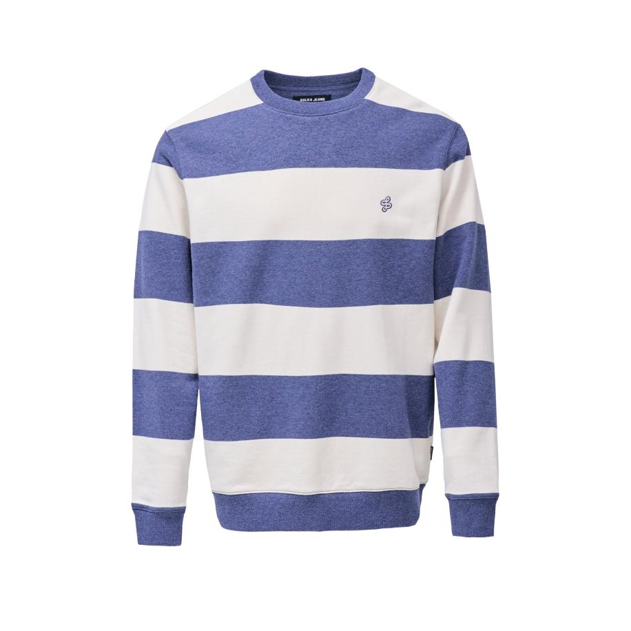 Salsa Salsa Jeans Trui blauw / wit -