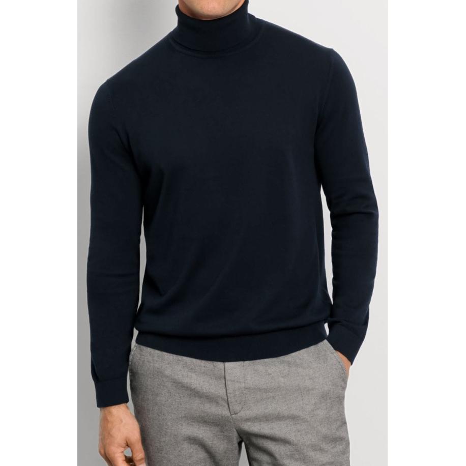 OLYMP Casual Trui marine, Effen Blauw