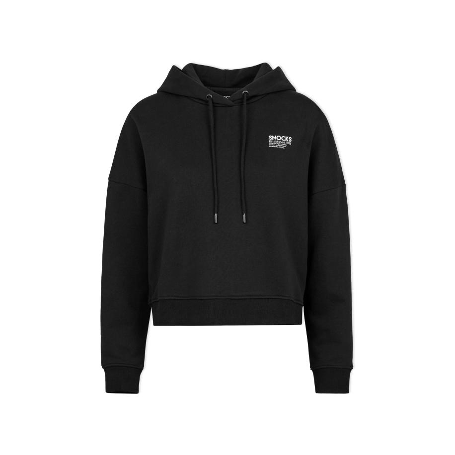 SNOCKS SNOCKS Sweatshirt zwart / wit -