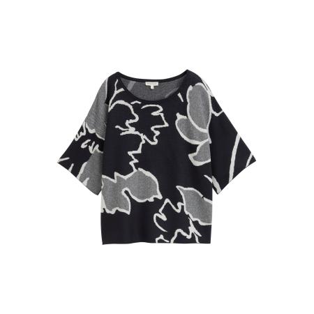 Tom Tailor TOM TAILOR Trui zwart / wit