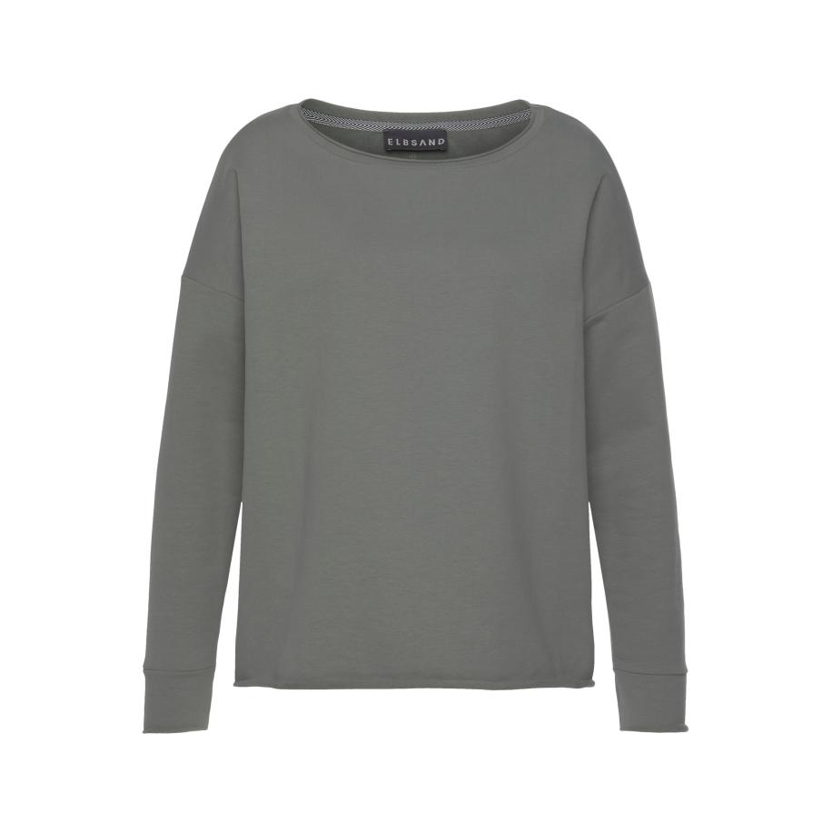 Elbsand Elbsand Sweatshirt lichtgroen / donkergroen -