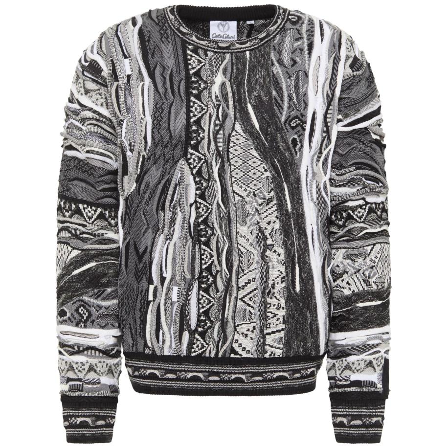 carlo colucci Carlo Colucci Trui Di Palo grijs / antraciet / wit -