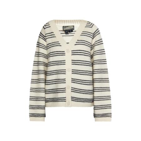 DreiMaster DreiMaster Vintage Gebreid vest zwart / wolwit