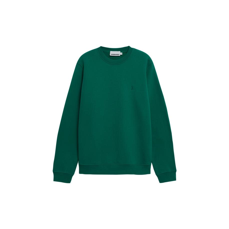 Armedangels ARMEDANGELS Sweatshirt BAARO smaragd -